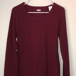 New-Old Navy maroon flannel